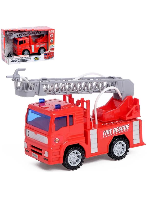 Машина инерционная «Пожарная», стреляет водой, 1:20