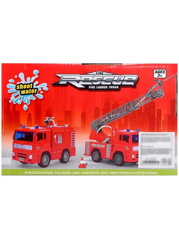 Машина инерционная «Пожарная», стреляет водой, 1:20