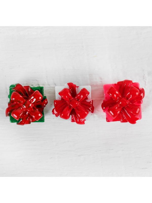 Миниатюра кукольная «Подарочек», набор 4 шт, размер 1 шт: 1,5×1,5×1,6 см, цвета МИКС