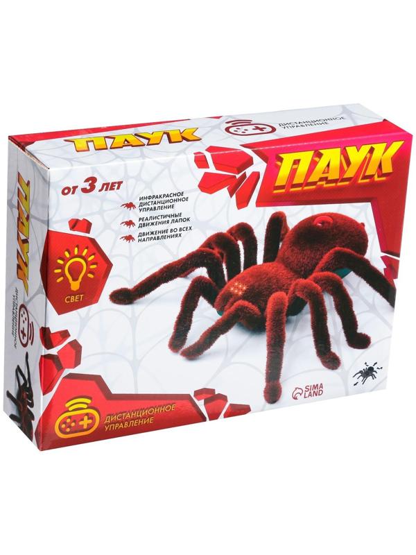 Паук радиоуправляемый «Тарантул», работает от батареек, световые эффекты
