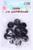 Глаза пришивные, набор 12 шт., размер 1 шт: 1,8 см, цвет чёрный