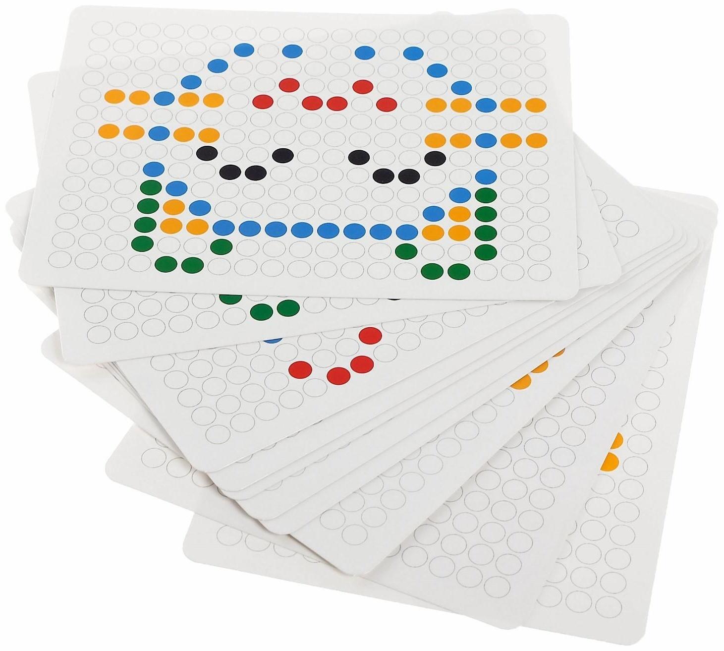 Планшет-мозаика магнитный для рисования «Пуговки», 266 ячеек