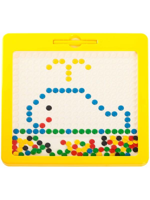 Планшет-мозаика магнитный для рисования «Пуговки», 266 ячеек
