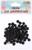 Глаза пришивные, набор 60 шт, размер 1 шт 0,6 см, цвет чёрный