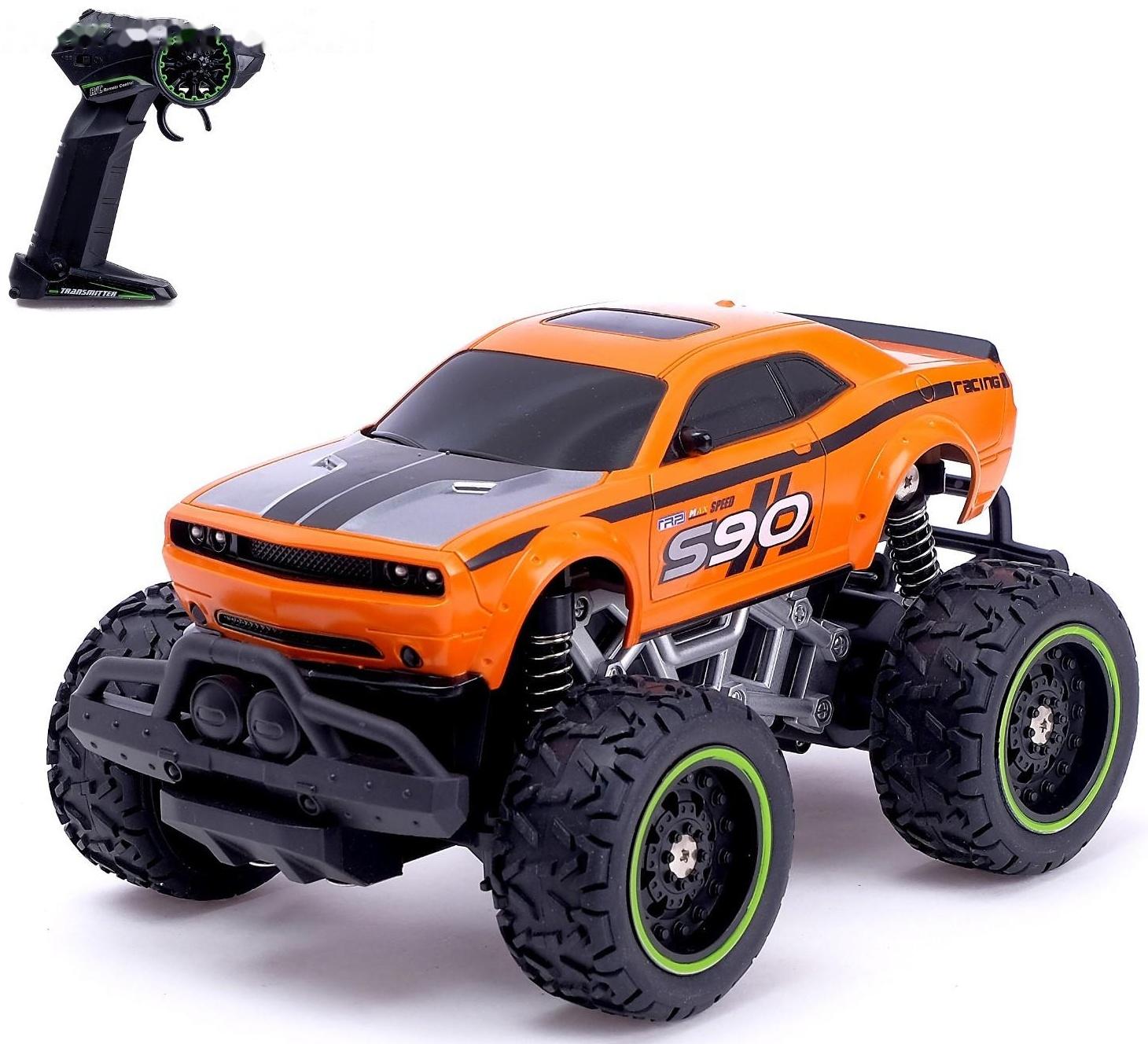 Машина радиоуправляемая «Бигфут», работает от батареек, МИКС