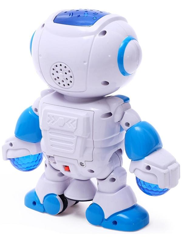 Робот «Весельчак», звуковые эффекты, с проектором, цвета МИКС