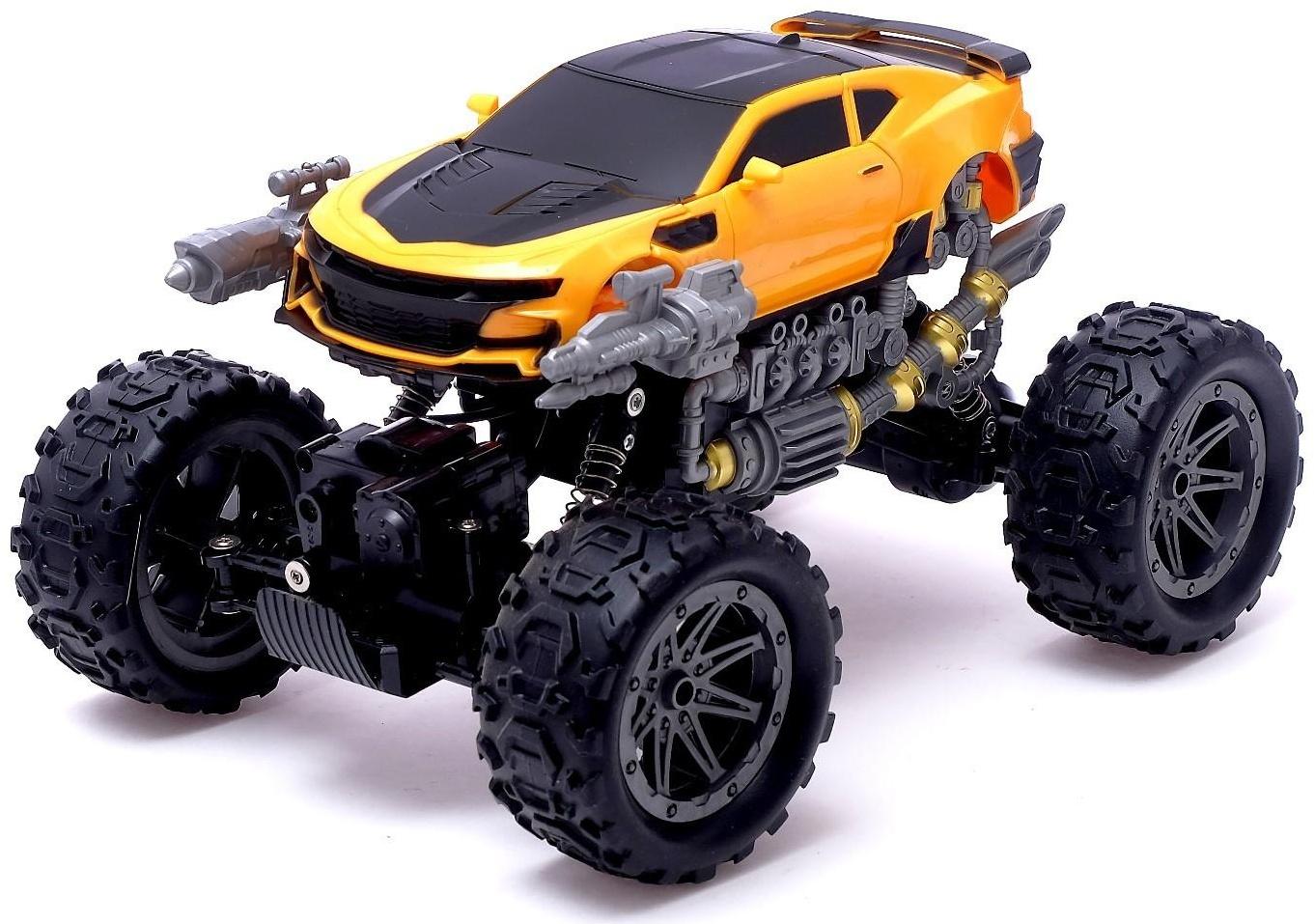 Робот радиоуправляемый «Монстр Шмель 4х4», трансформируется, амортизаторы, полный привод, работает от аккумулятора