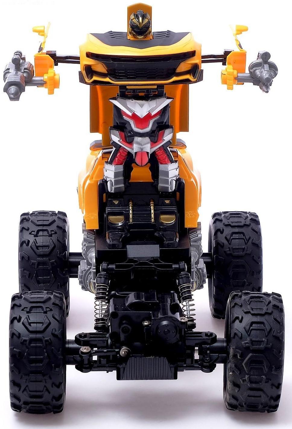 Робот радиоуправляемый «Монстр Шмель 4х4», трансформируется, амортизаторы, полный привод, работает от аккумулятора
