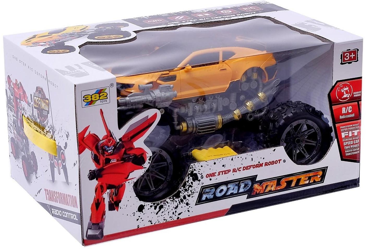 Робот радиоуправляемый «Монстр Шмель 4х4», трансформируется, амортизаторы, полный привод, работает от аккумулятора