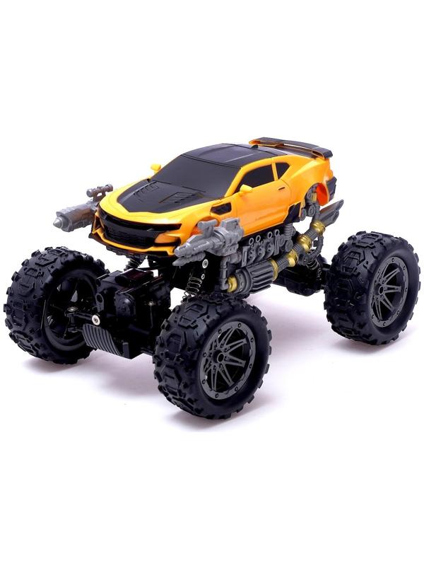 Робот радиоуправляемый «Монстр Шмель 4х4», трансформируется, амортизаторы, полный привод, работает от аккумулятора