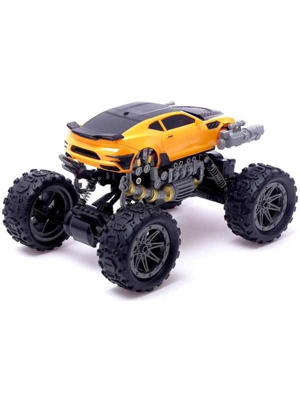 Робот радиоуправляемый «Монстр Шмель 4х4», трансформируется, амортизаторы, полный привод, работает от аккумулятора