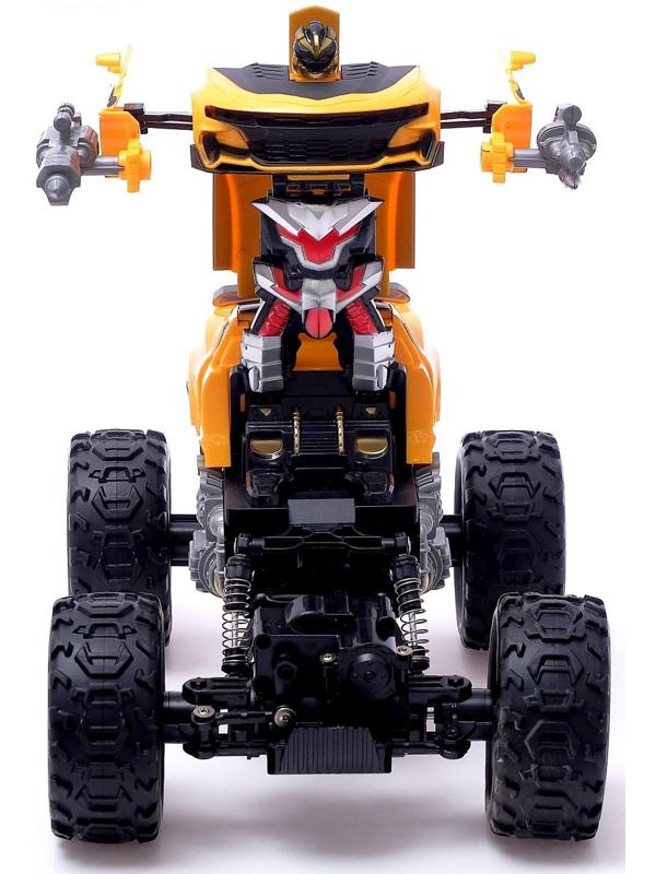 Робот радиоуправляемый «Монстр Шмель 4х4», трансформируется, амортизаторы, полный привод, работает от аккумулятора