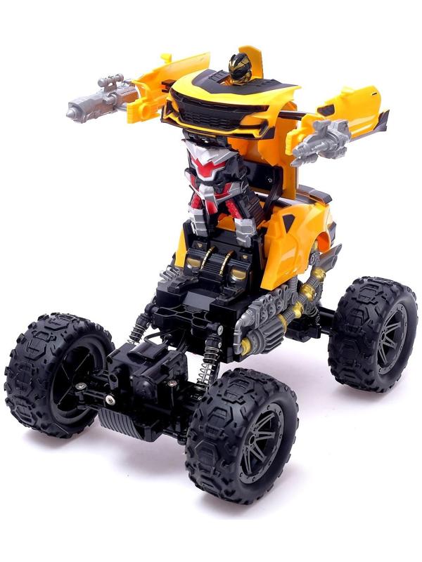Робот радиоуправляемый «Монстр Шмель 4х4», трансформируется, амортизаторы, полный привод, работает от аккумулятора