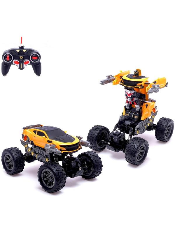 Робот радиоуправляемый «Монстр Шмель 4х4», трансформируется, амортизаторы, полный привод, работает от аккумулятора