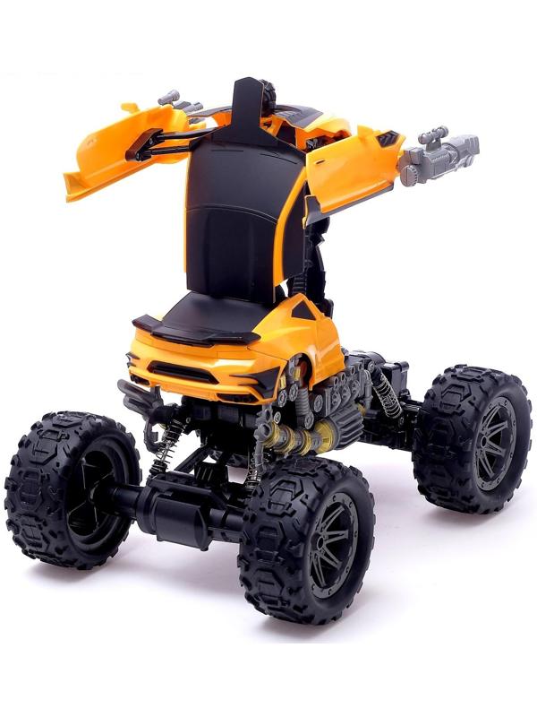 Робот радиоуправляемый «Монстр Шмель 4х4», трансформируется, амортизаторы, полный привод, работает от аккумулятора