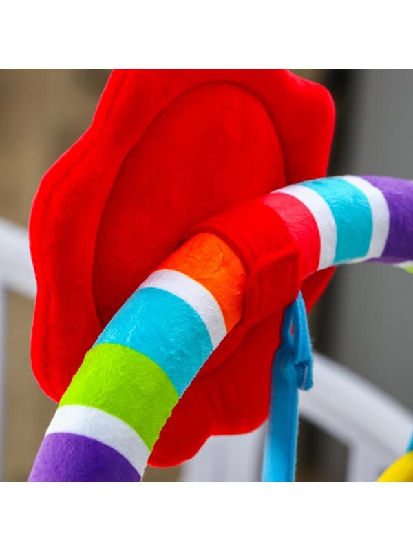 Развивающая дуга «Жирафик», с 5 игрушками, р-р 30-59 см