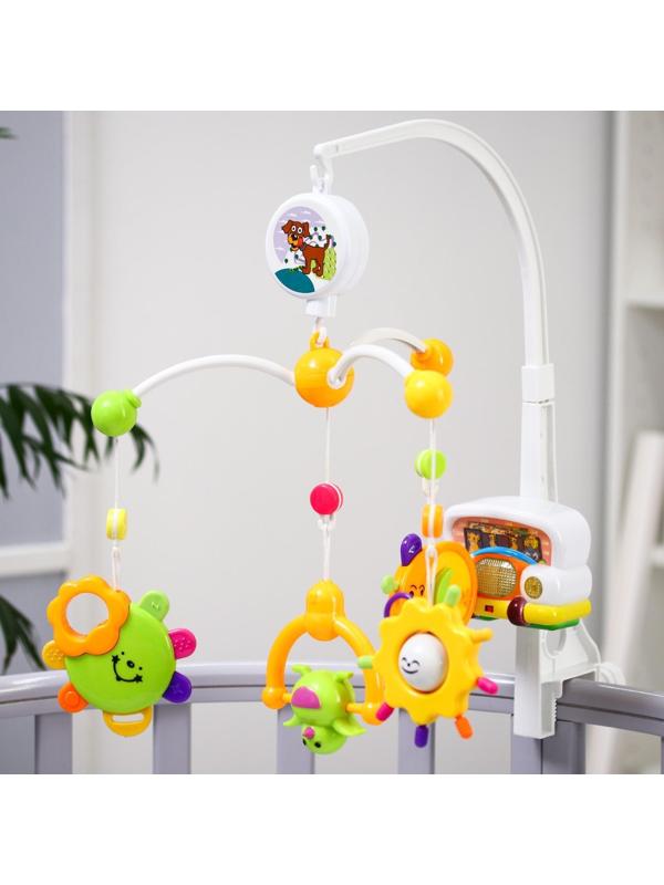 Мобиль музыкальный «Счастливое сокровище», заводной, наклейка МИКС