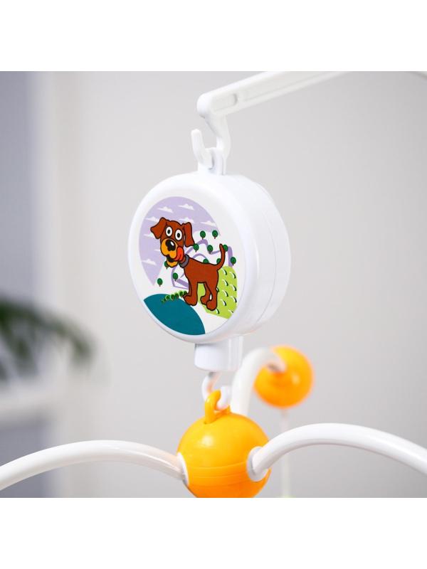 Мобиль музыкальный «Счастливое сокровище», заводной, наклейка МИКС