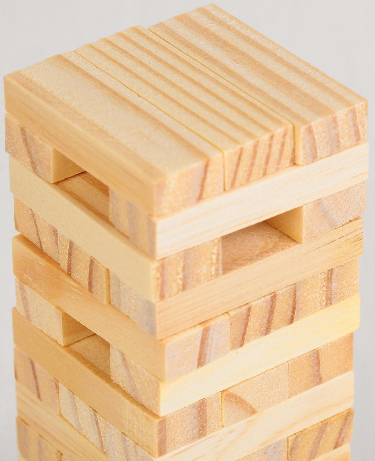 Игра настольная «Падающая башня» 20,5 × 6 × 6 см