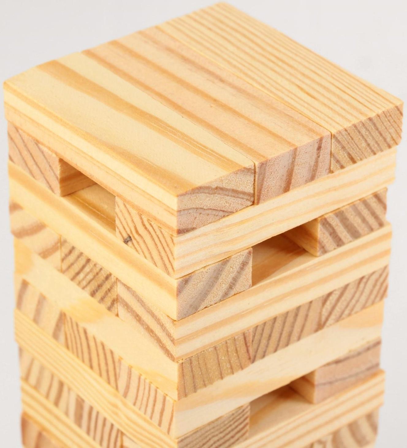 Игра настольная «Падающая башня», 23,5 × 7,5 × 7,5 см