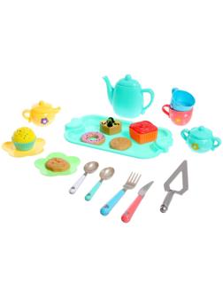 Набор посудки «Чаепитие для кукол» цвета МИКС