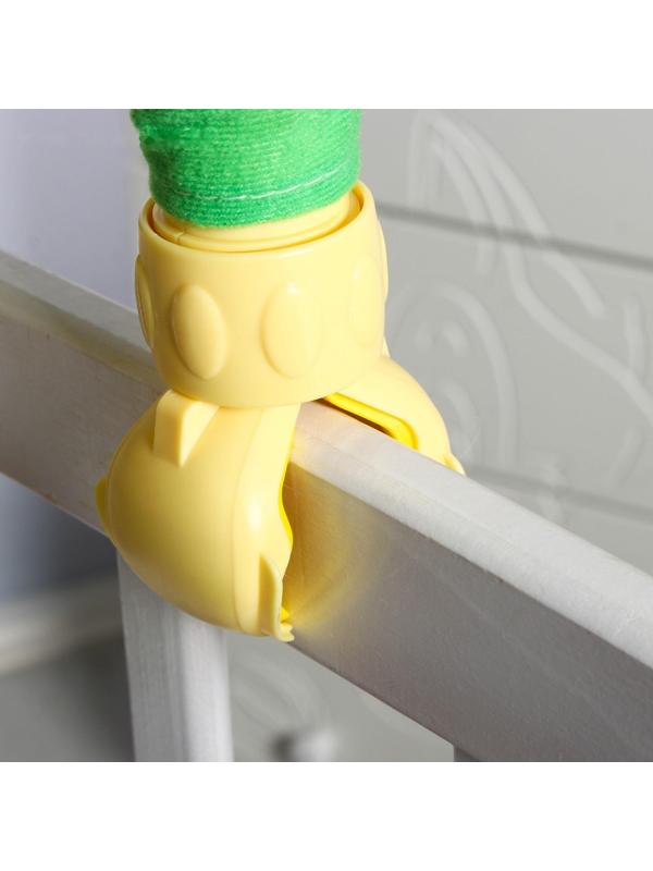 Дуга игровая музыкальная на коляску/кроватку «Слоники», 3 игрушки, цвета МИКС, р-р 42-68 см