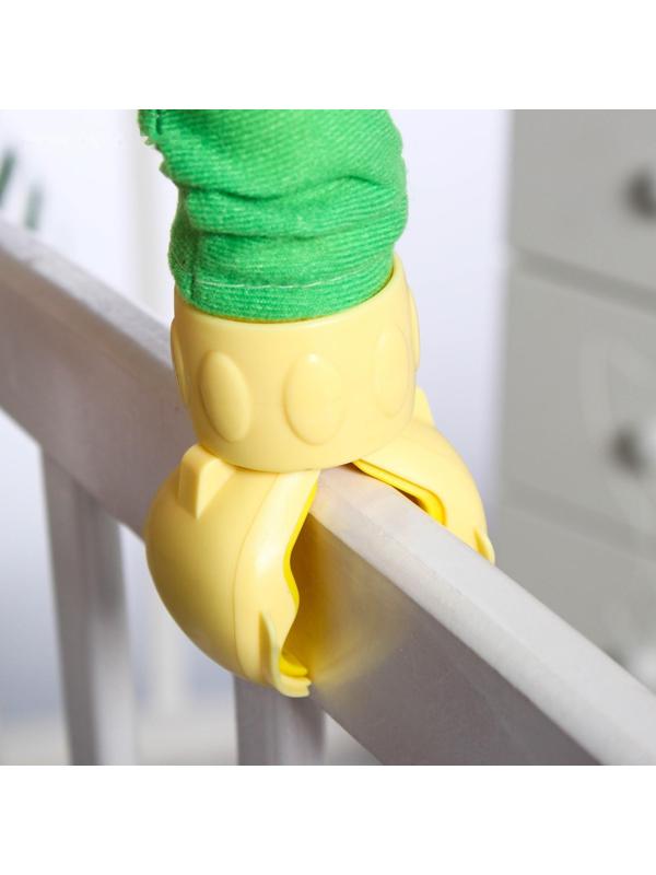 Дуга игровая музыкальная на коляску/кроватку «Гусенички», 3 игрушки, МИКС, р-р 32-52