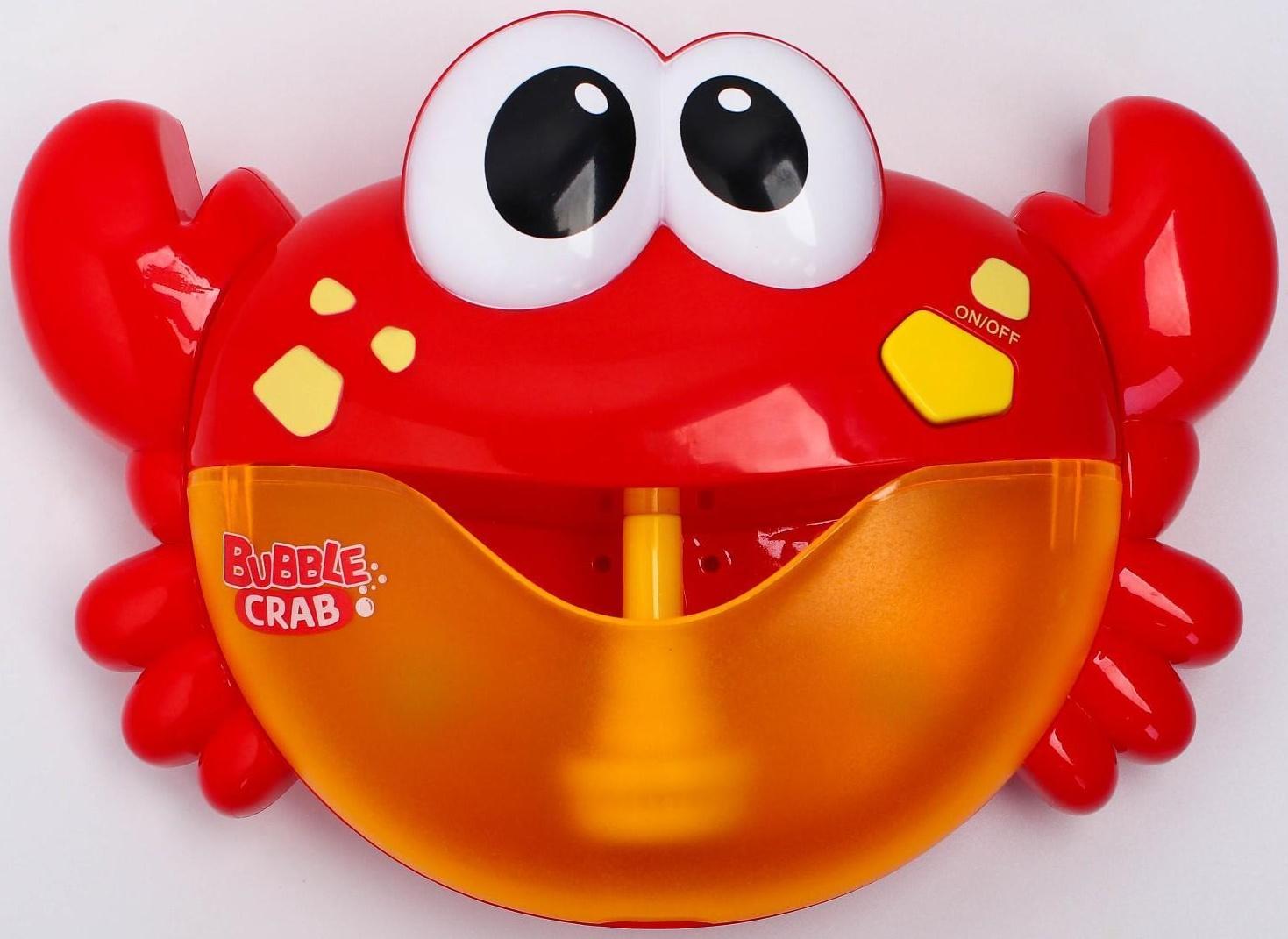 Игрушка для игры в ванне «Крабик», пузыри, на присоске