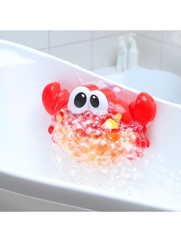 Игрушка для игры в ванне «Крабик», пузыри, на присоске
