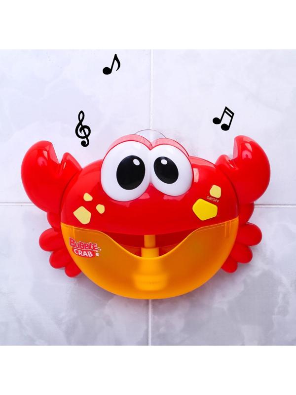 Игрушка для игры в ванне «Крабик», пузыри, на присоске