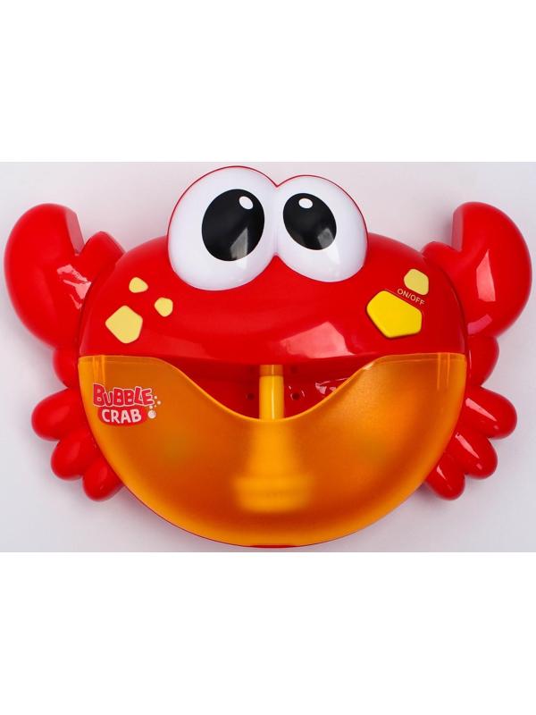 Игрушка для игры в ванне «Крабик», пузыри, на присоске