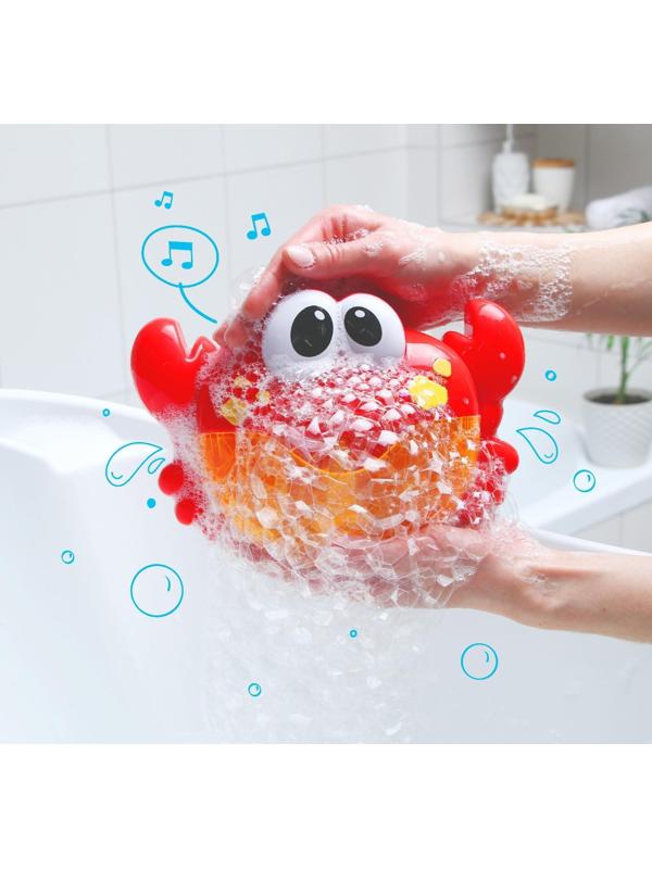 Игрушка для игры в ванне «Крабик», пузыри, на присоске