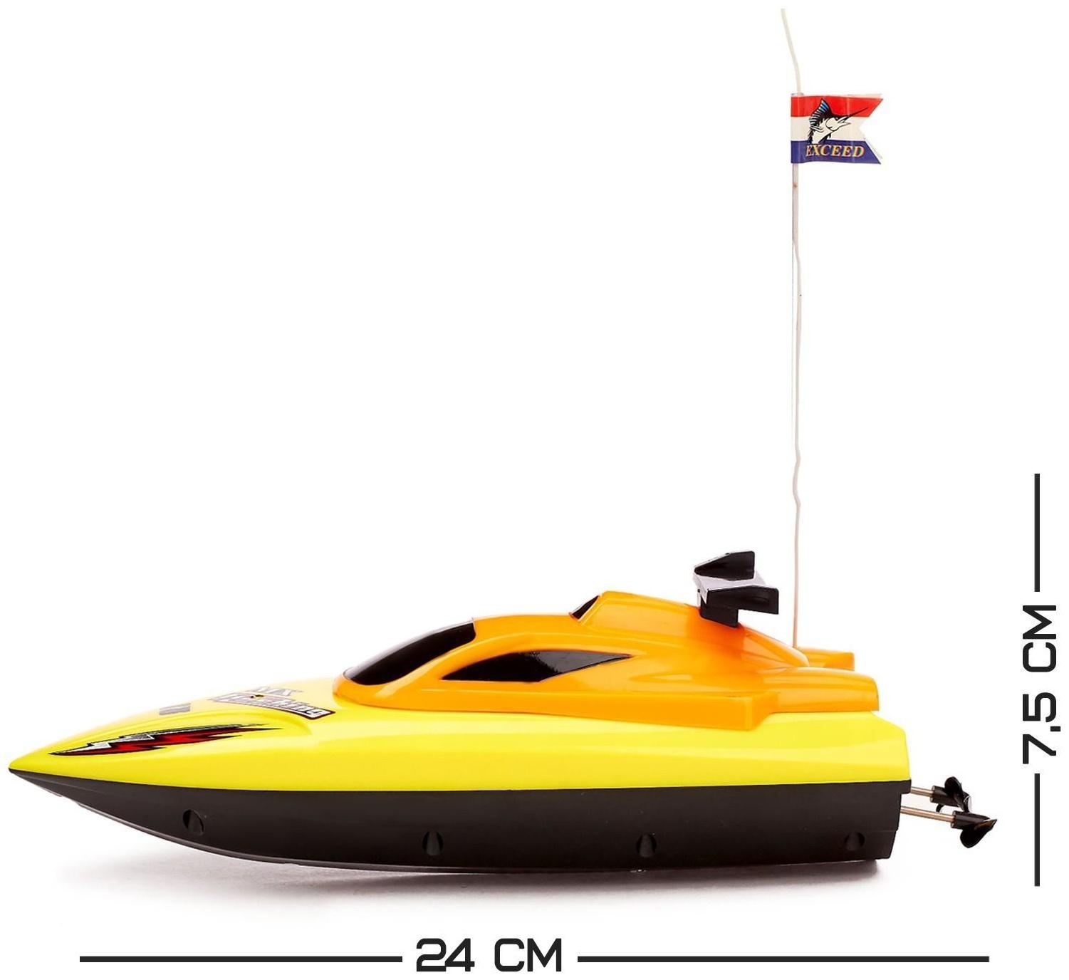 Катер радиоуправляемый «Гоночный», работает от батареек