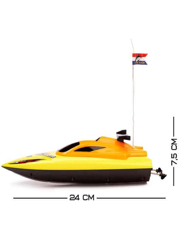 Катер радиоуправляемый «Гоночный», работает от батареек