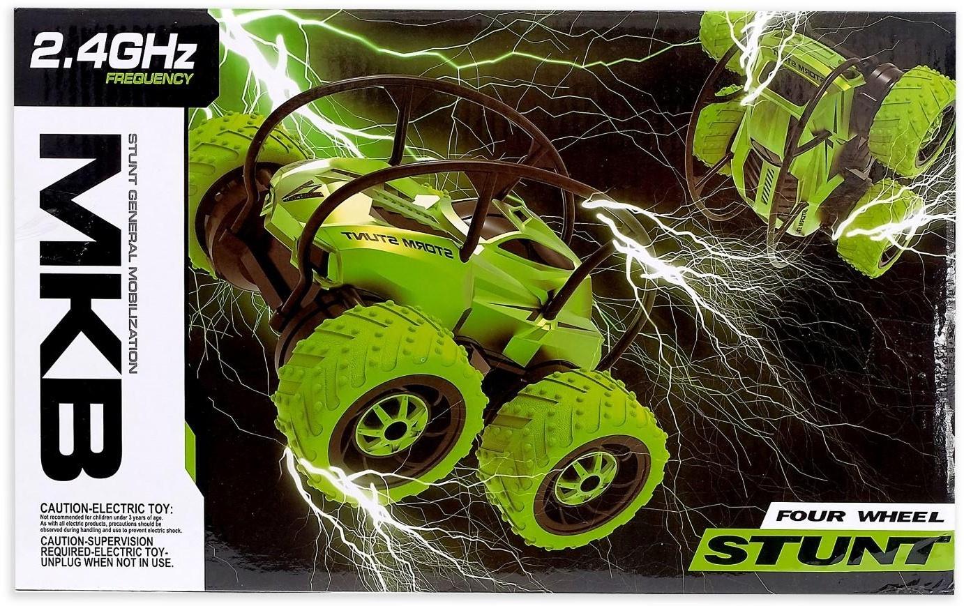 Машина-перевёртыш радиоуправляемая «Трюкач», работает от аккумулятора, цвета МИКС