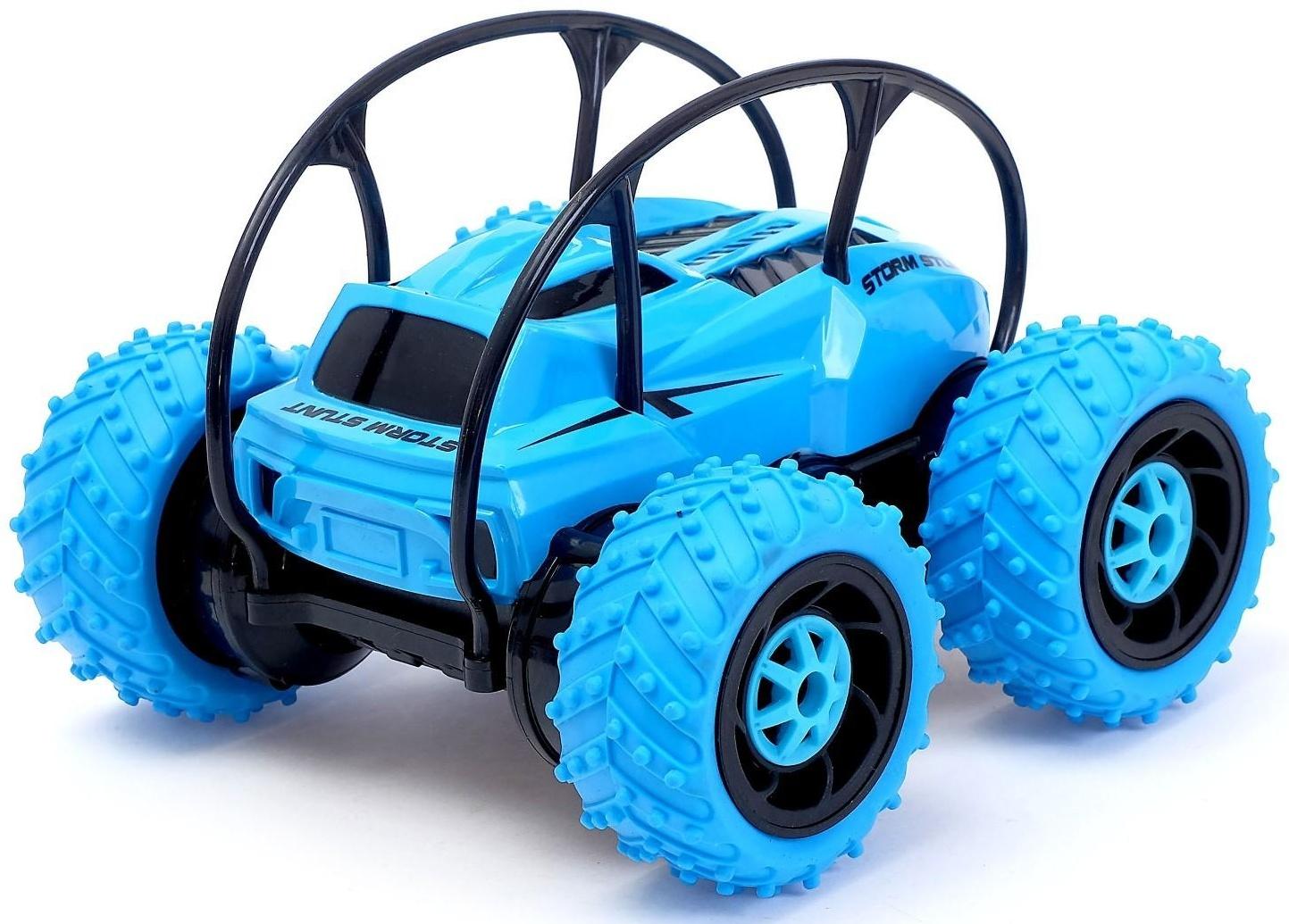 Машина-перевёртыш радиоуправляемая «Трюкач», работает от аккумулятора, цвета МИКС