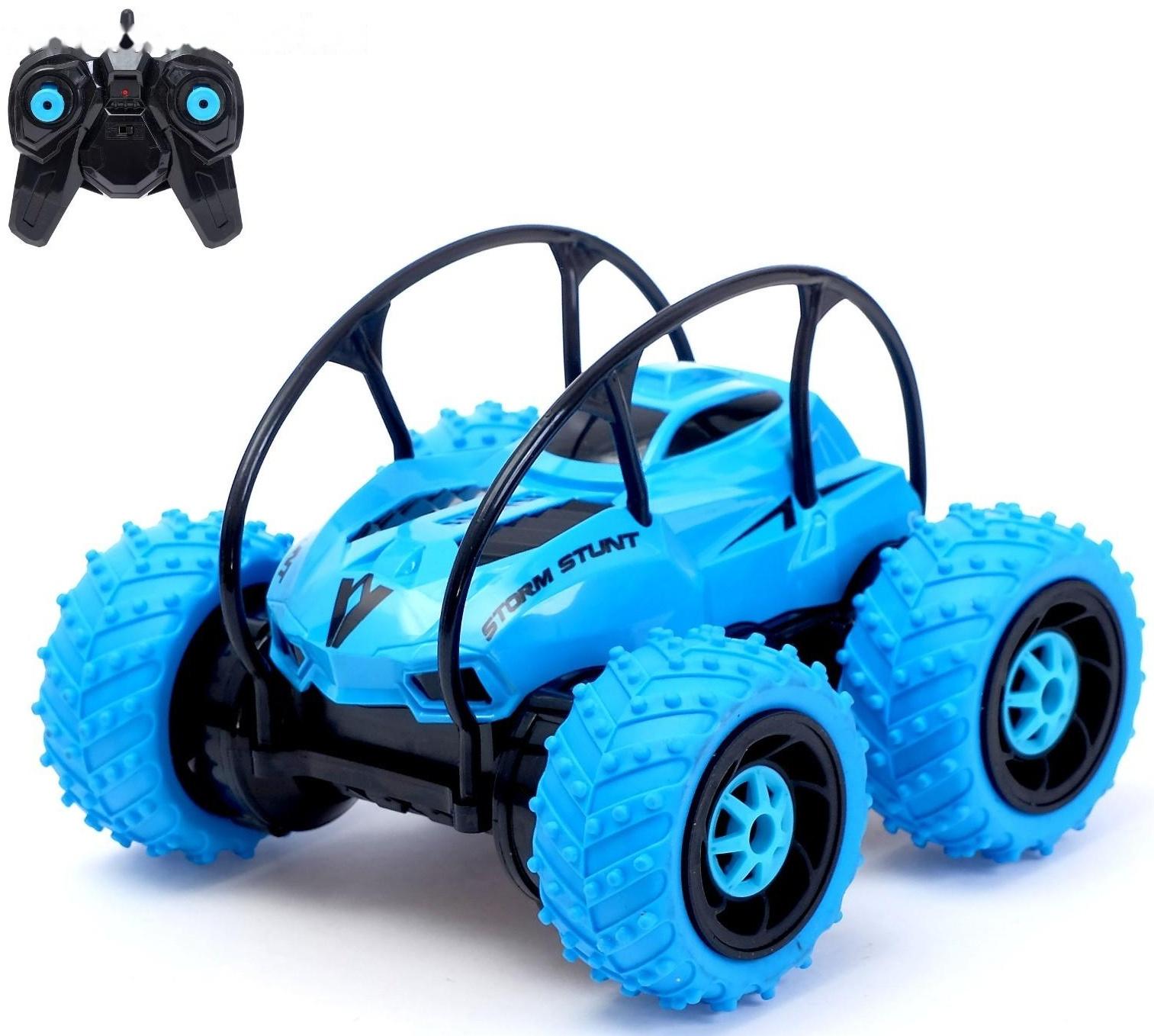 Машина-перевёртыш радиоуправляемая «Трюкач», работает от аккумулятора, цвета МИКС