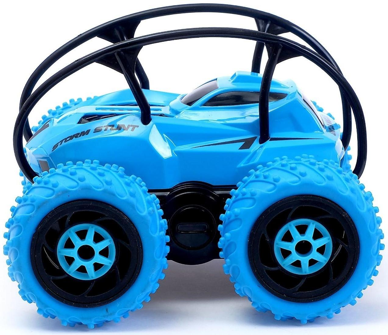 Машина-перевёртыш радиоуправляемая «Трюкач», работает от аккумулятора, цвета МИКС