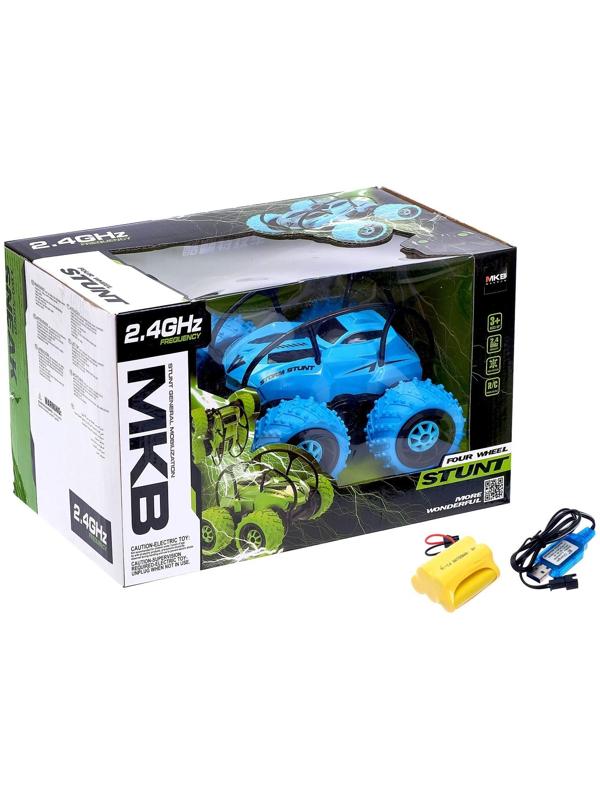 Машина-перевёртыш радиоуправляемая «Трюкач», работает от аккумулятора, цвета МИКС