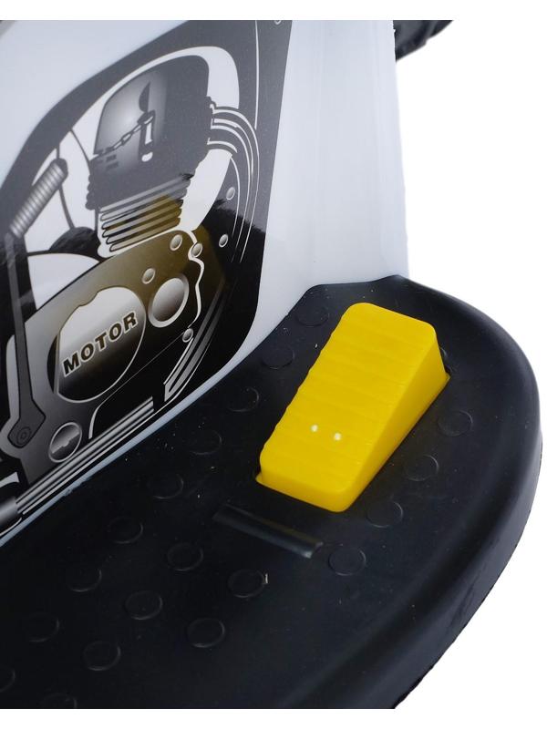 Детский электромобиль «Мотоцикл шерифа», цвет белый