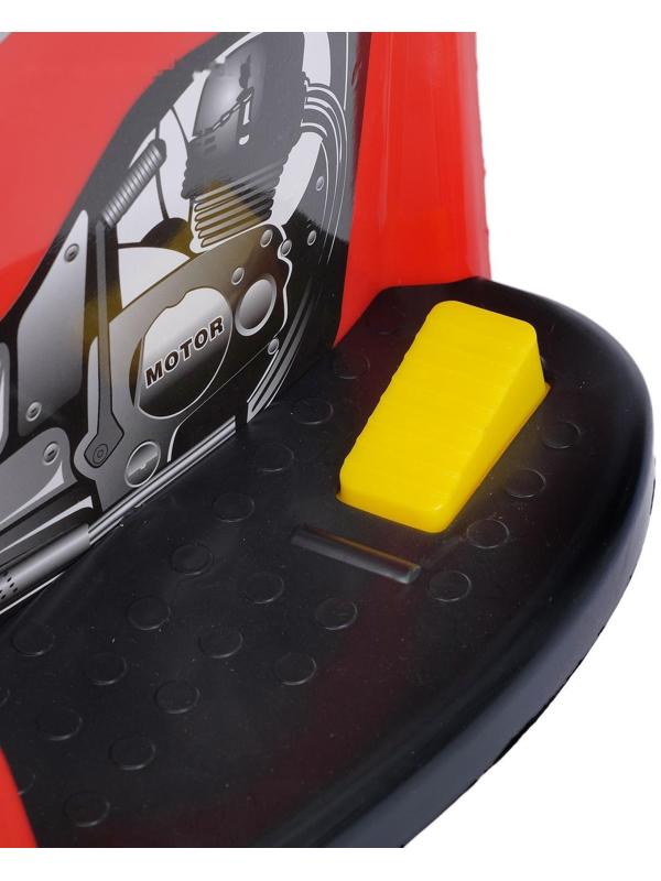 Электромобиль «Мотоцикл шерифа», цвет красный