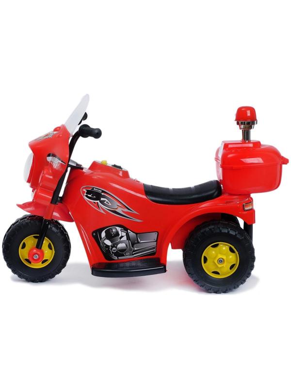 Электромобиль «Мотоцикл шерифа», цвет красный