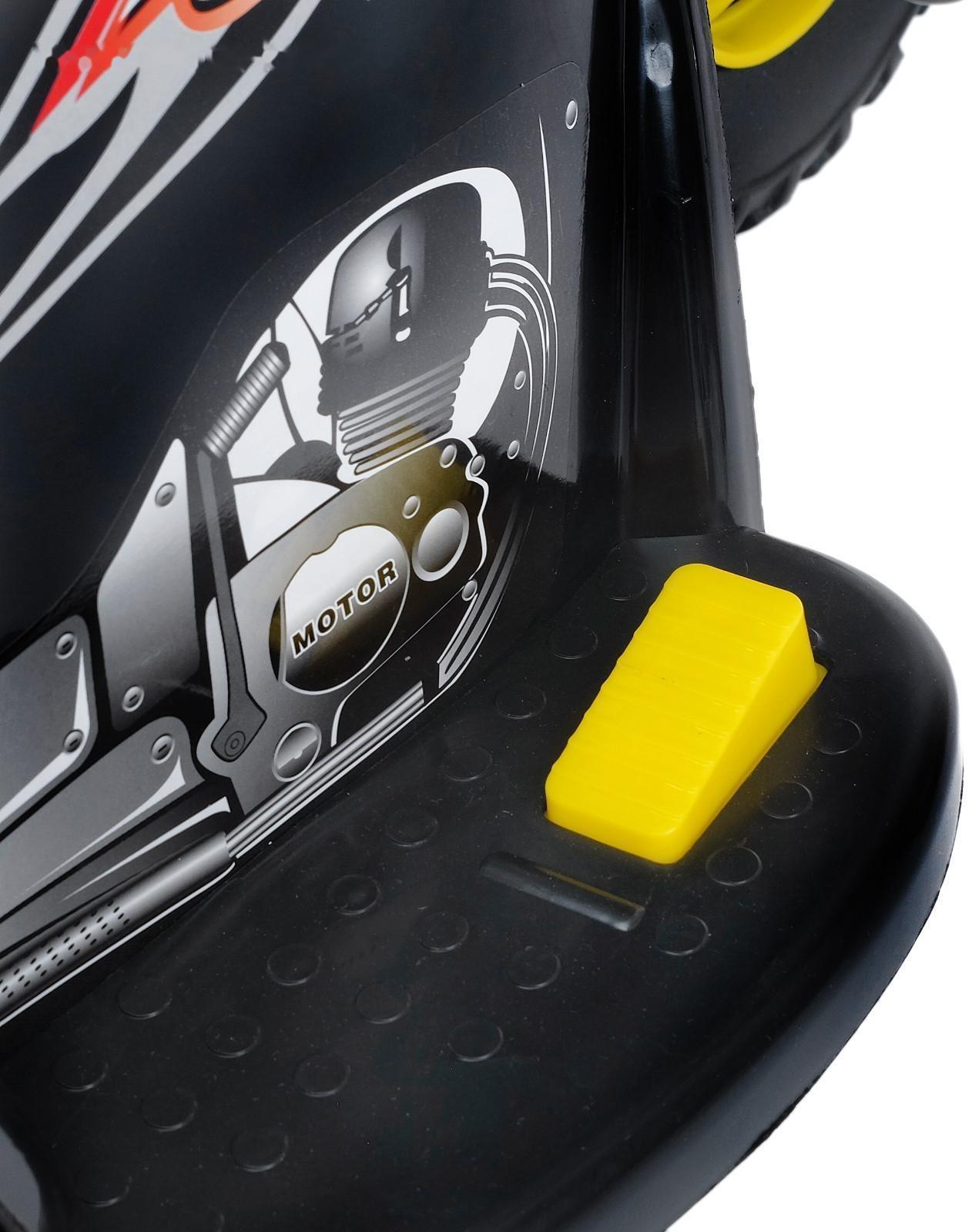 Электромобиль «Мотоцикл шерифа», цвет чёрный