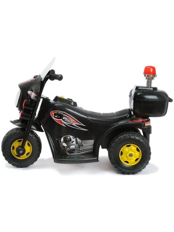 Электромобиль «Мотоцикл шерифа», цвет чёрный