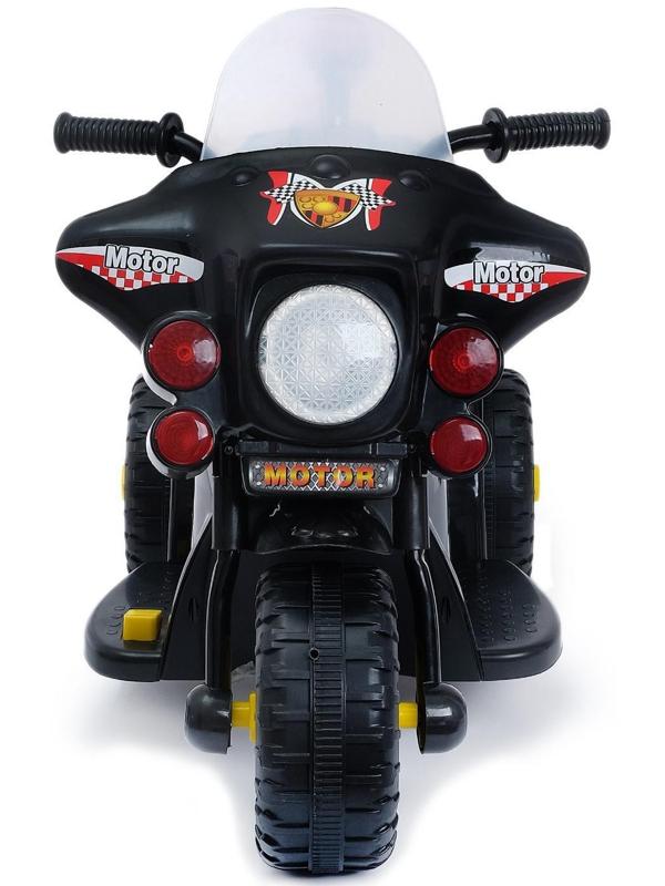Электромобиль «Мотоцикл шерифа», цвет чёрный