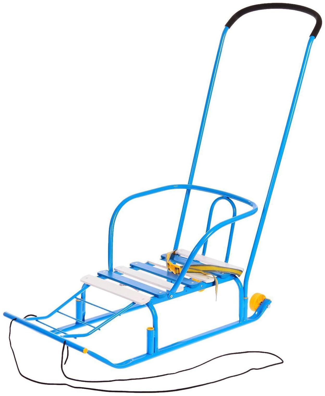 Санки «Тимка 5 комфорт», цвет голубой