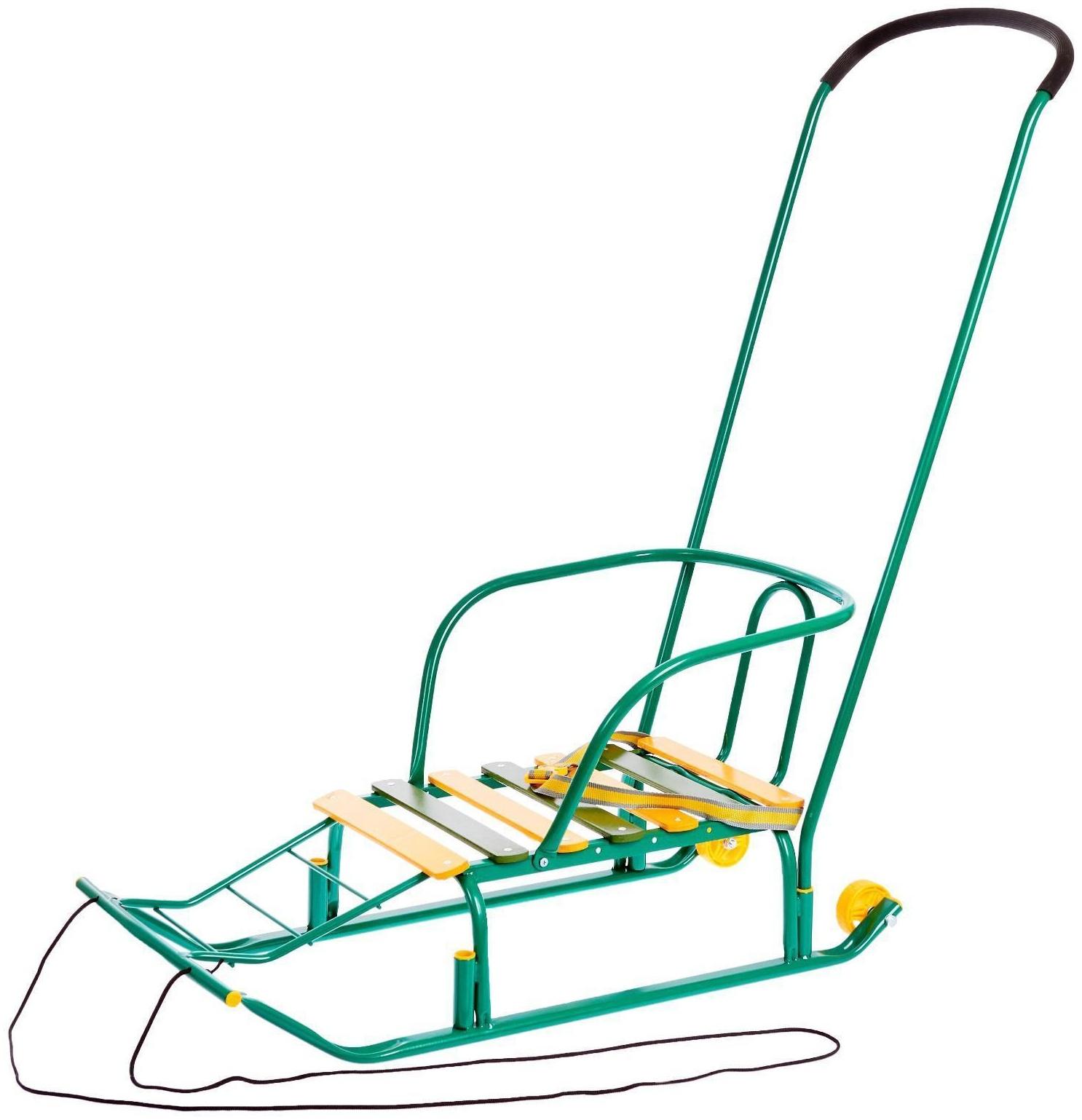 Санки «Тимка 5 комфорт», цвет зелёный