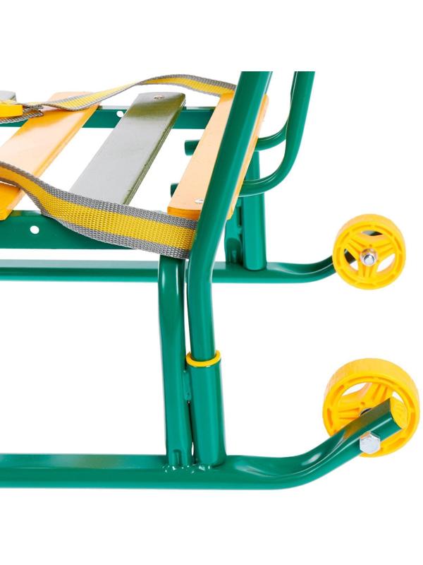 Санки «Тимка 5 комфорт», цвет зелёный