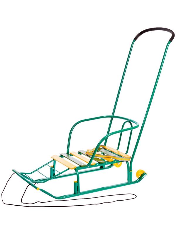 Санки «Тимка 5 комфорт», цвет зелёный