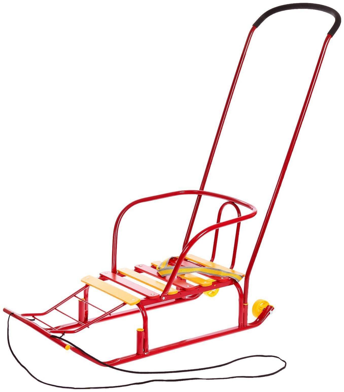 Санки «Тимка 5 комфорт», цвет красный